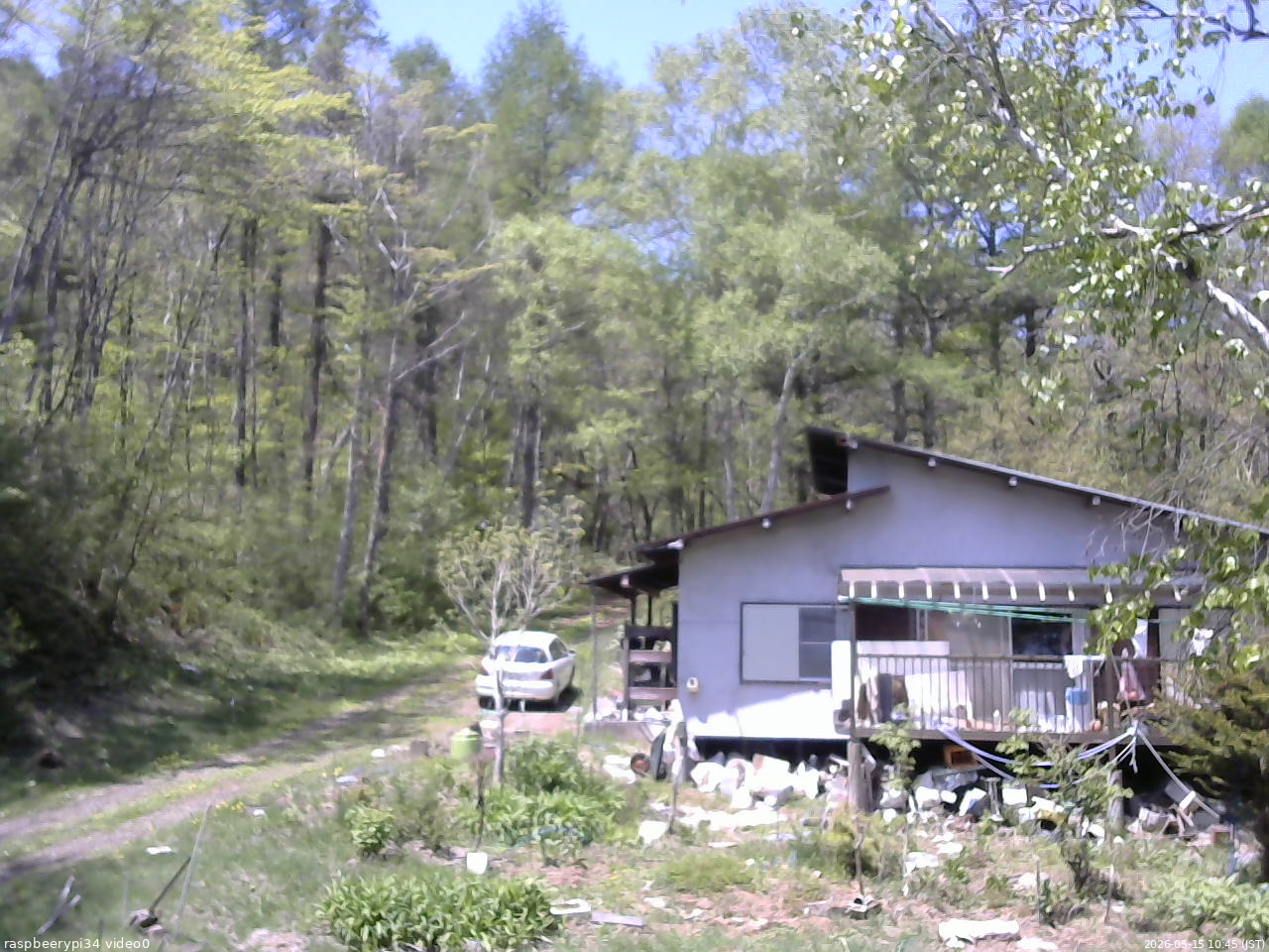 長野県菅平高原 ゆたか山荘 西側(坂上) 2026/05/15 10:45