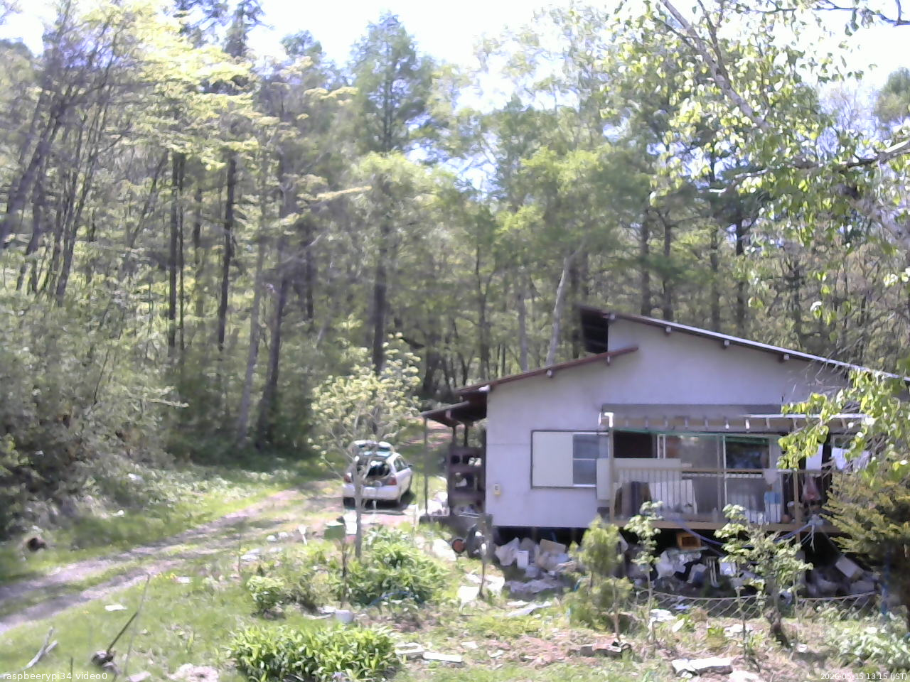 長野県菅平高原 ゆたか山荘 西側(坂上) 2026/05/15 13:15