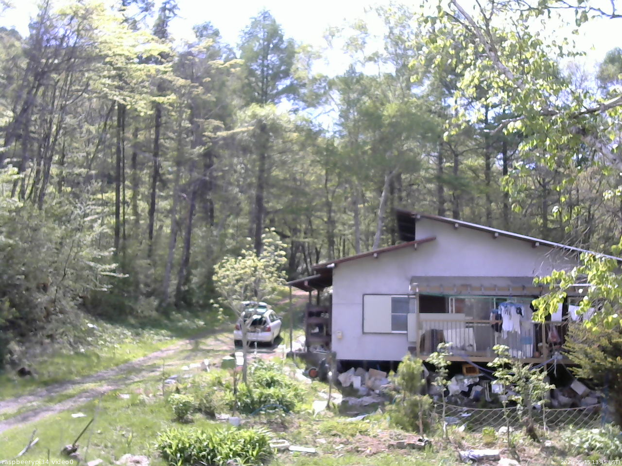 長野県菅平高原 ゆたか山荘 西側(坂上) 2026/05/15 13:45