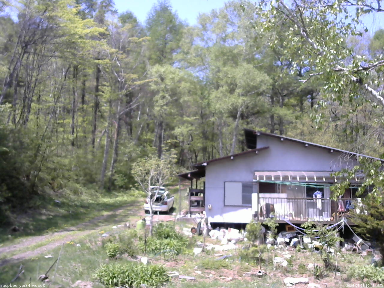 長野県菅平高原 ゆたか山荘 西側(坂上) 2026/05/16 10:45