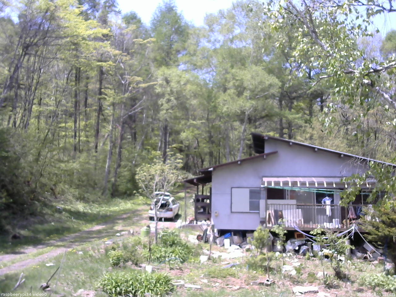 長野県菅平高原 ゆたか山荘 西側(坂上) 2026/05/16 11:15