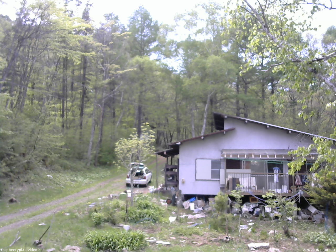 長野県菅平高原 ゆたか山荘 西側(坂上) 2026/05/16 13:30