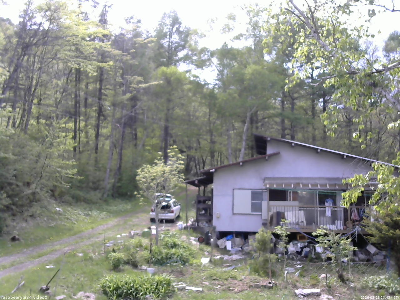 長野県菅平高原 ゆたか山荘 西側(坂上) 2026/05/16 13:45