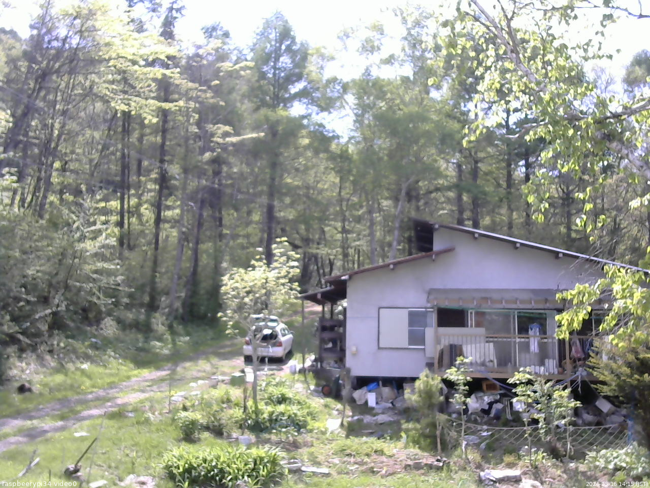長野県菅平高原 ゆたか山荘 西側(坂上) 2026/05/16 14:15