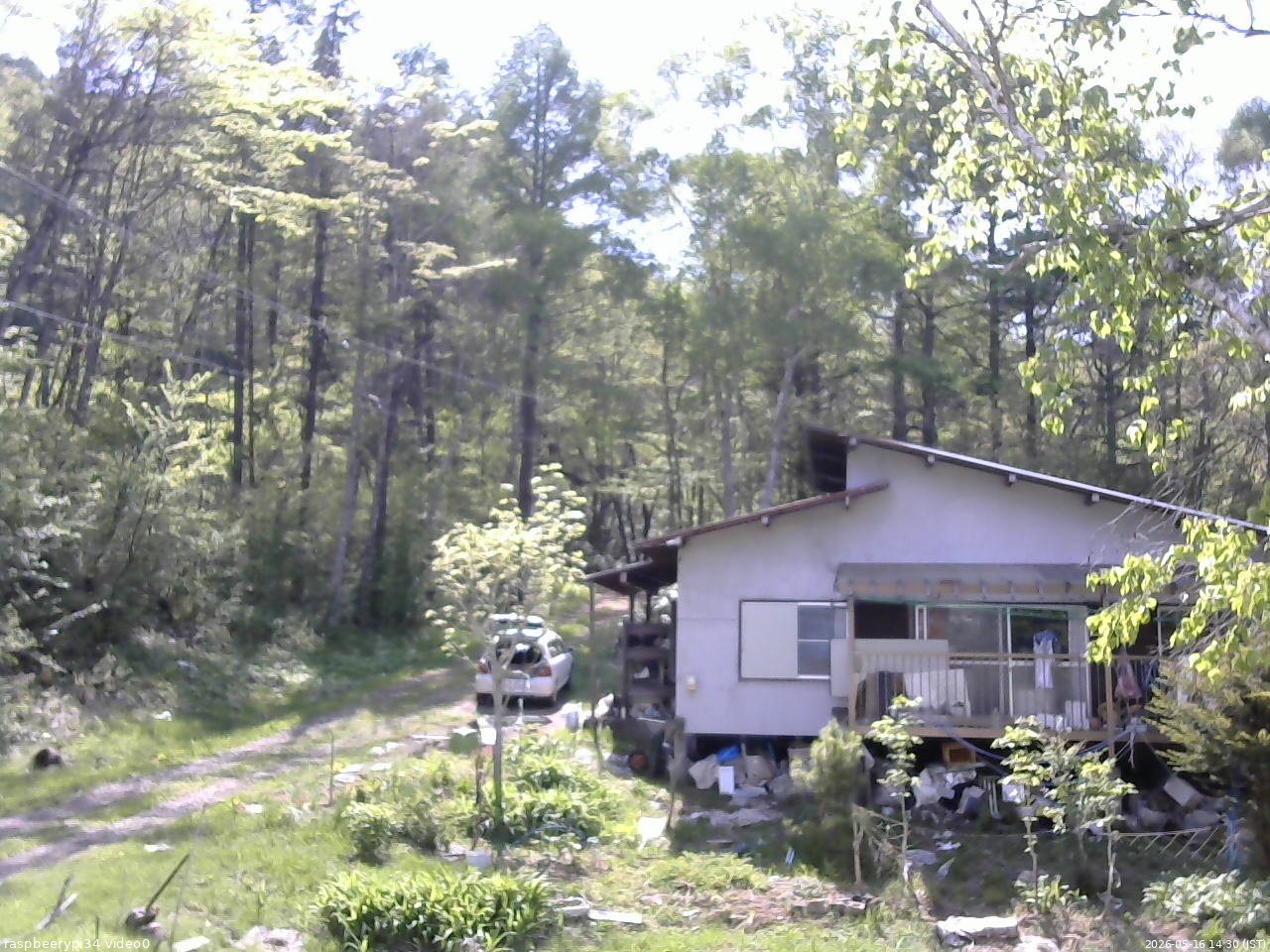 長野県菅平高原 ゆたか山荘 西側(坂上) 2026/05/16 14:30