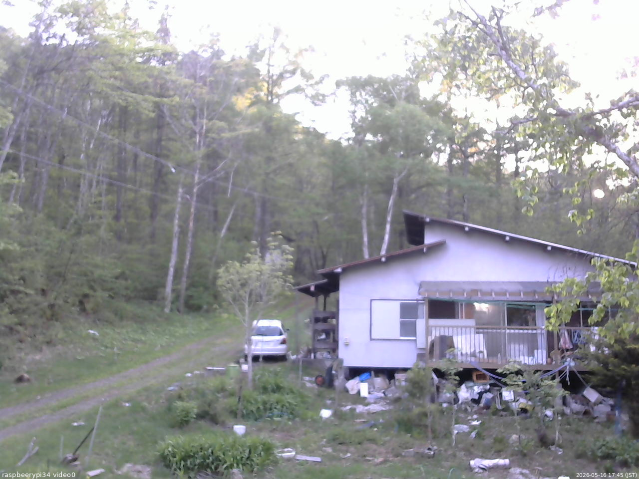 長野県菅平高原 ゆたか山荘 西側(坂上) 2026/05/16 17:45