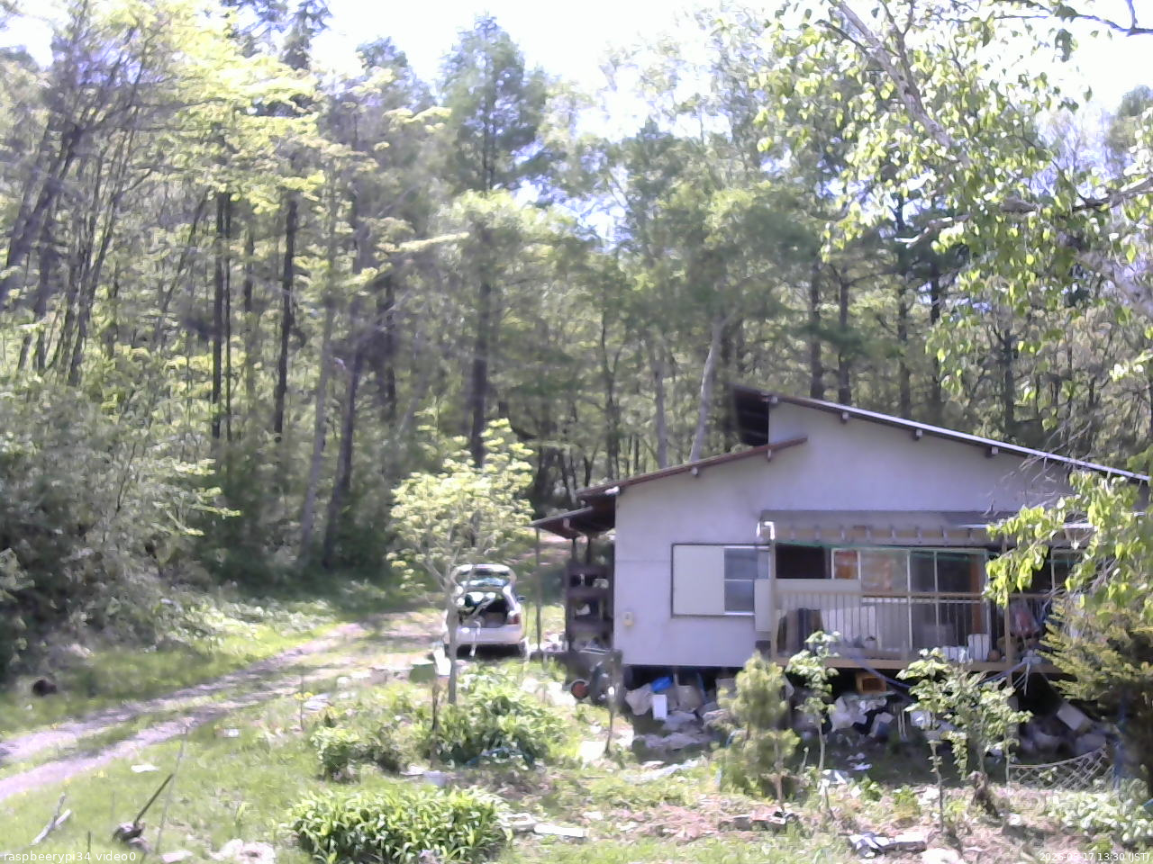 長野県菅平高原 ゆたか山荘 西側(坂上) 2026/05/17 13:30