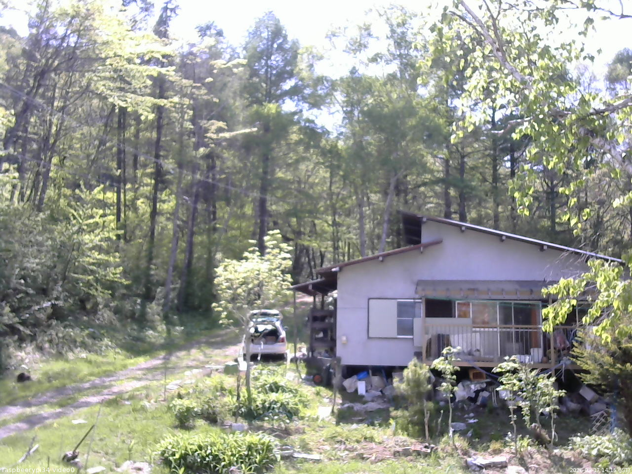 長野県菅平高原 ゆたか山荘 西側(坂上) 2026/05/17 14:15