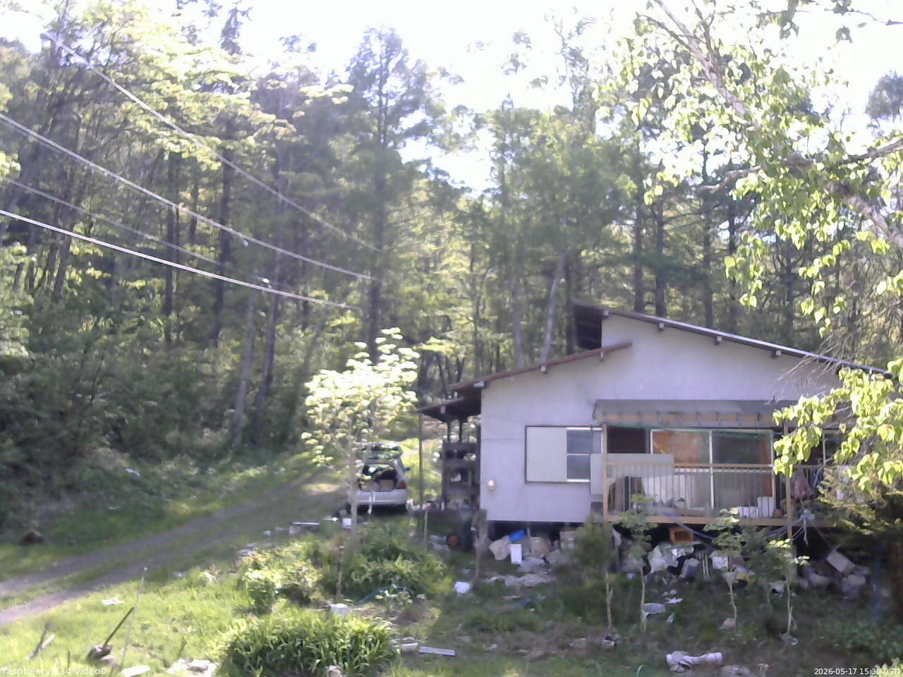 長野県菅平高原 ゆたか山荘 西側(坂上) 2026/05/17 15:30