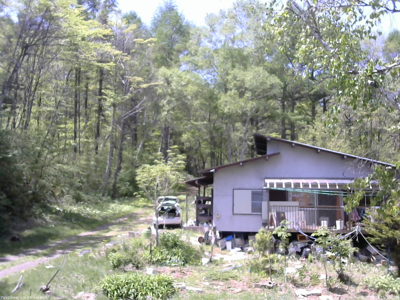 長野県菅平高原 ゆたか山荘 西側(坂上) 2026/05/18 11:30