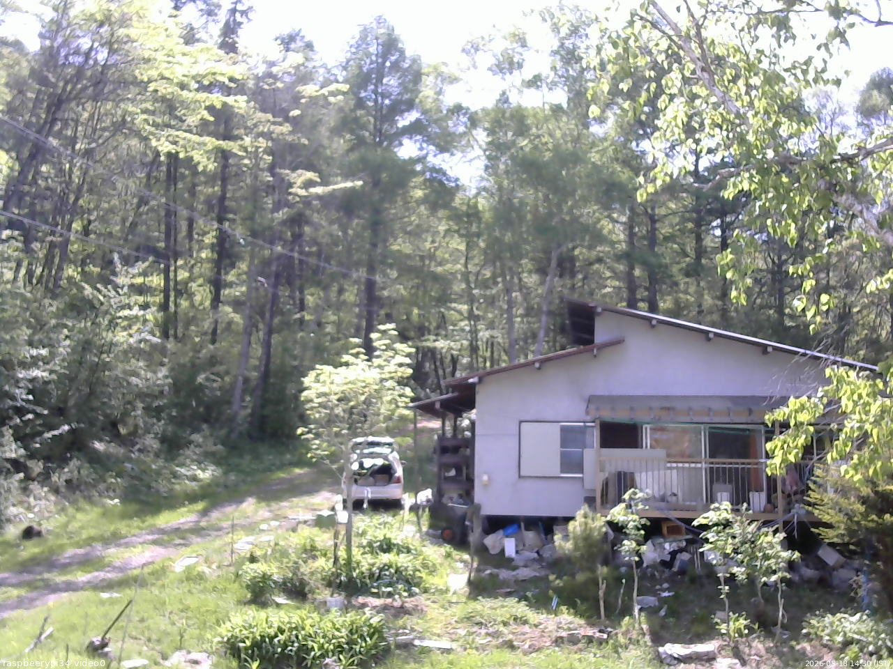 長野県菅平高原 ゆたか山荘 西側(坂上) 2026/05/18 14:30