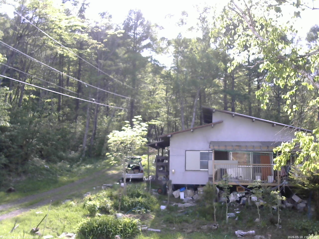 長野県菅平高原 ゆたか山荘 西側(坂上) 2026/05/18 15:30
