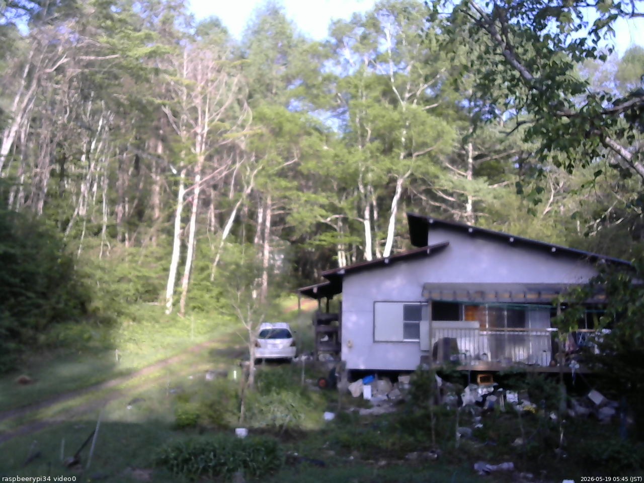 長野県菅平高原 ゆたか山荘 西側(坂上) 2026/05/19 05:45