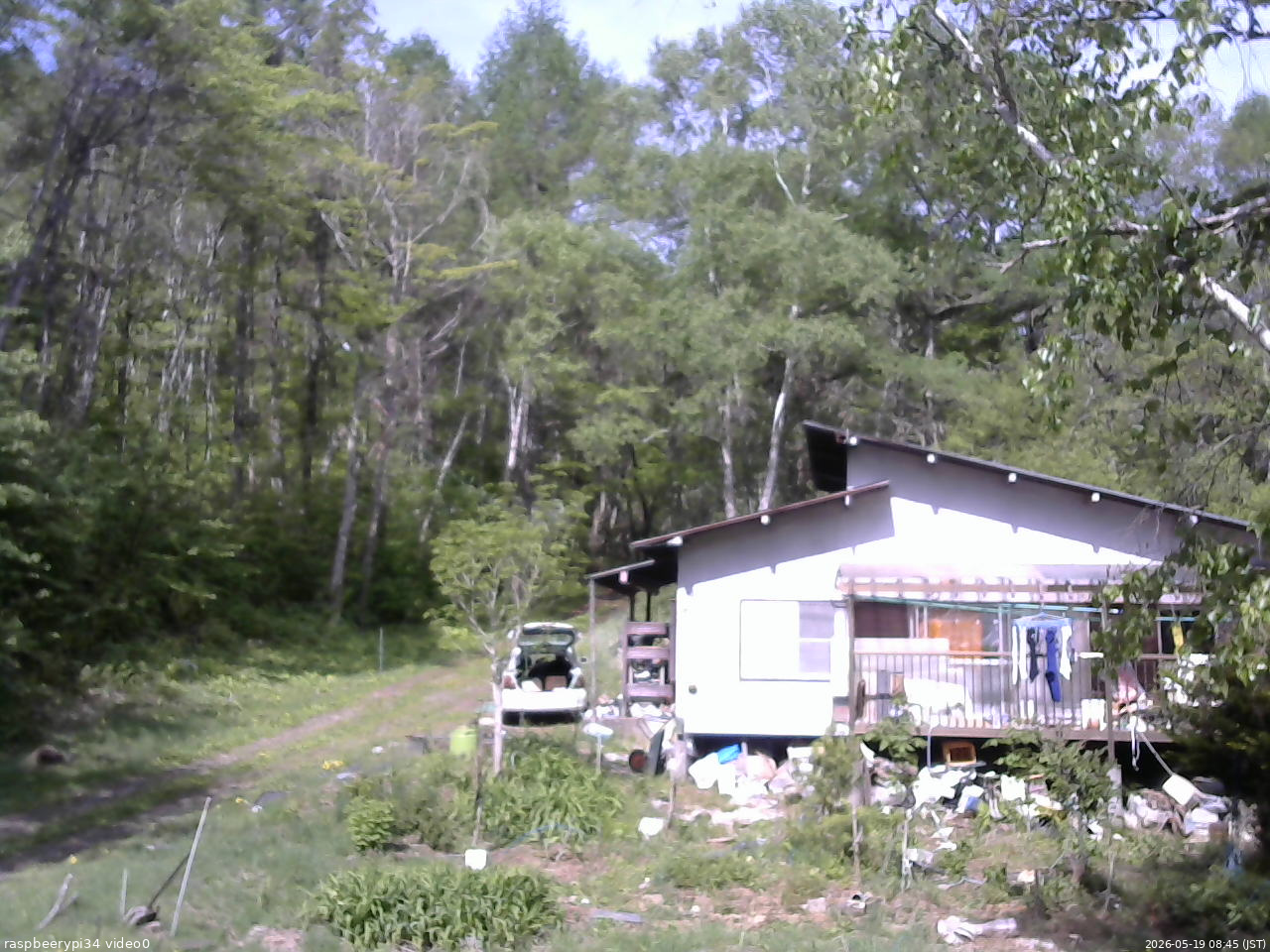 長野県菅平高原 ゆたか山荘 西側(坂上) 2026/05/19 08:45