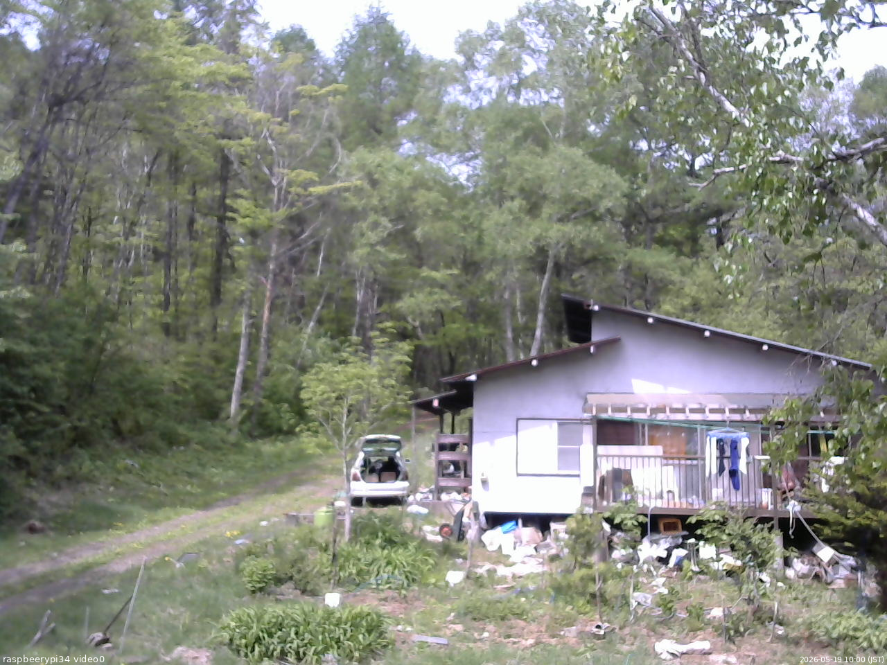 長野県菅平高原 ゆたか山荘 西側(坂上) 2026/05/19 10:00
