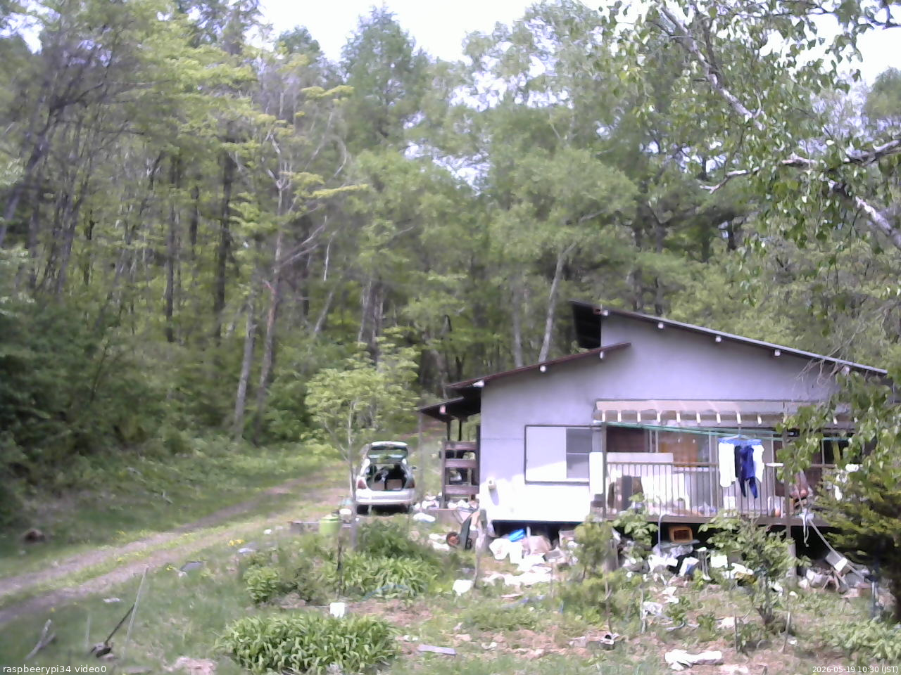 長野県菅平高原 ゆたか山荘 西側(坂上) 2026/05/19 10:30