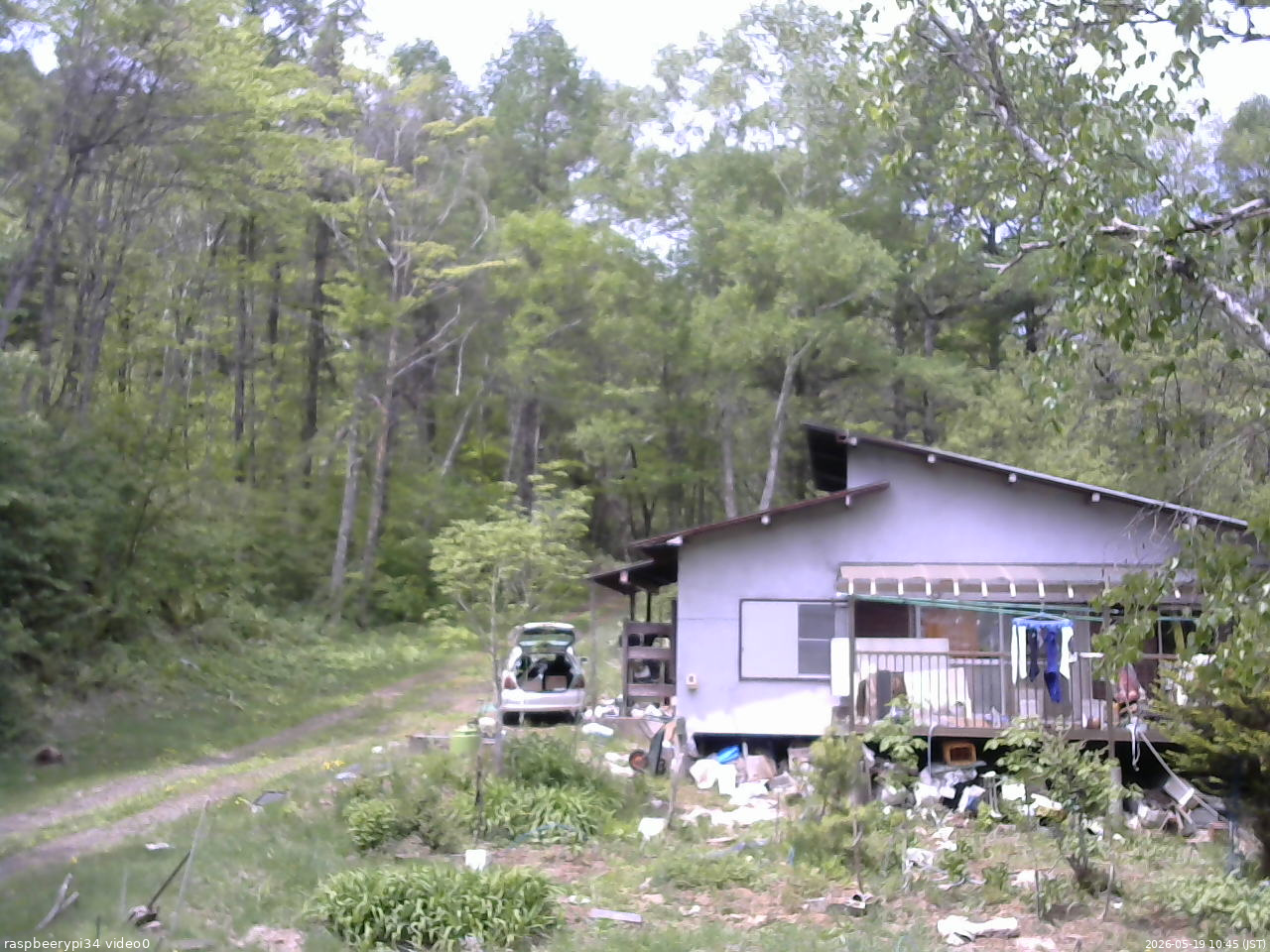 長野県菅平高原 ゆたか山荘 西側(坂上) 2026/05/19 10:45