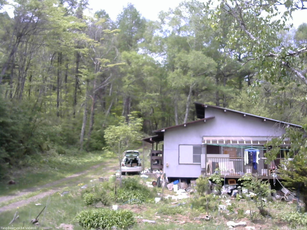 長野県菅平高原 ゆたか山荘 西側(坂上) 2026/05/19 11:15