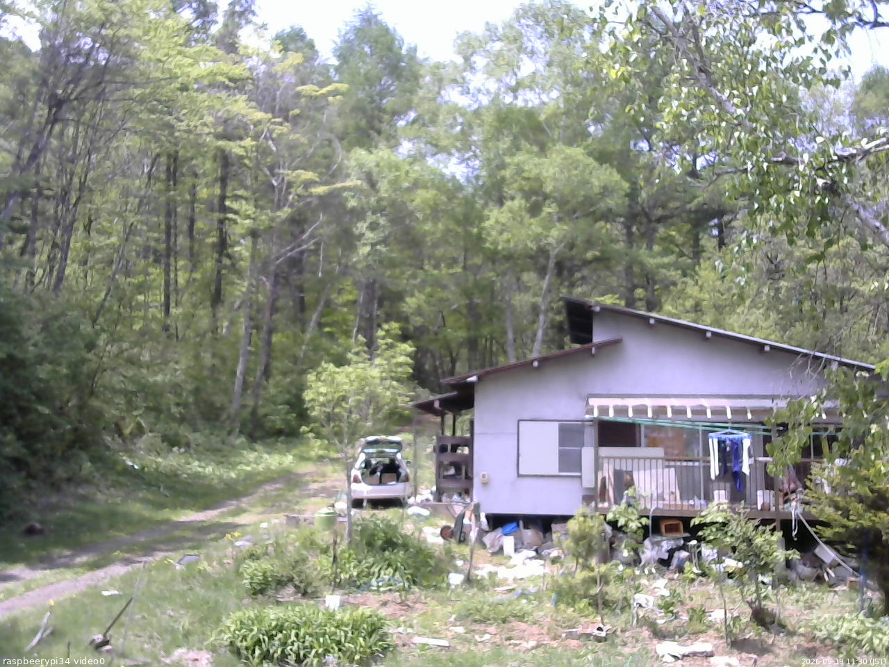 長野県菅平高原 ゆたか山荘 西側(坂上) 2026/05/19 11:30