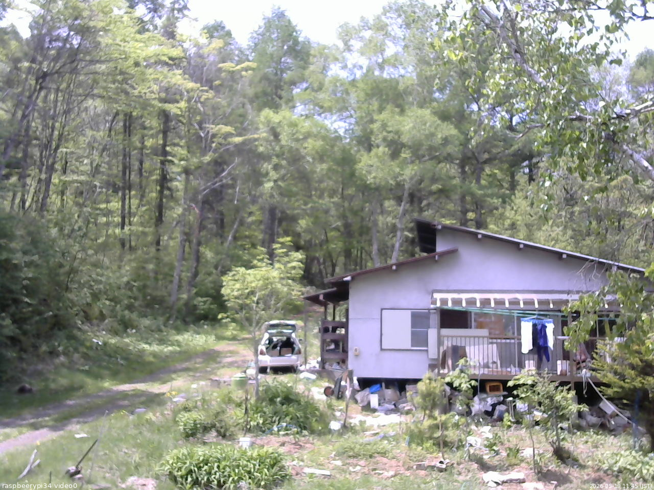 長野県菅平高原 ゆたか山荘 西側(坂上) 2026/05/19 11:45