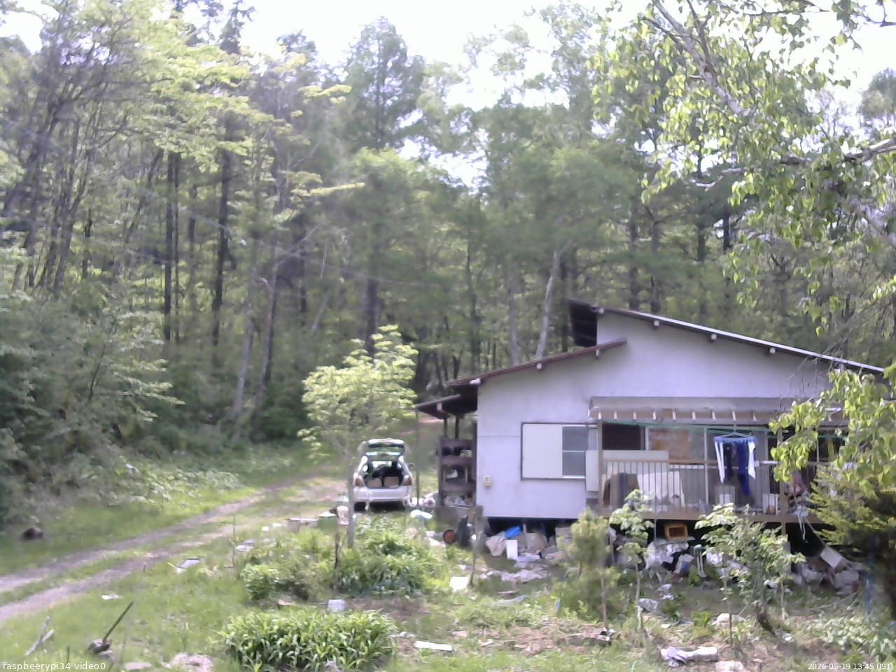 長野県菅平高原 ゆたか山荘 西側(坂上) 2026/05/19 13:45