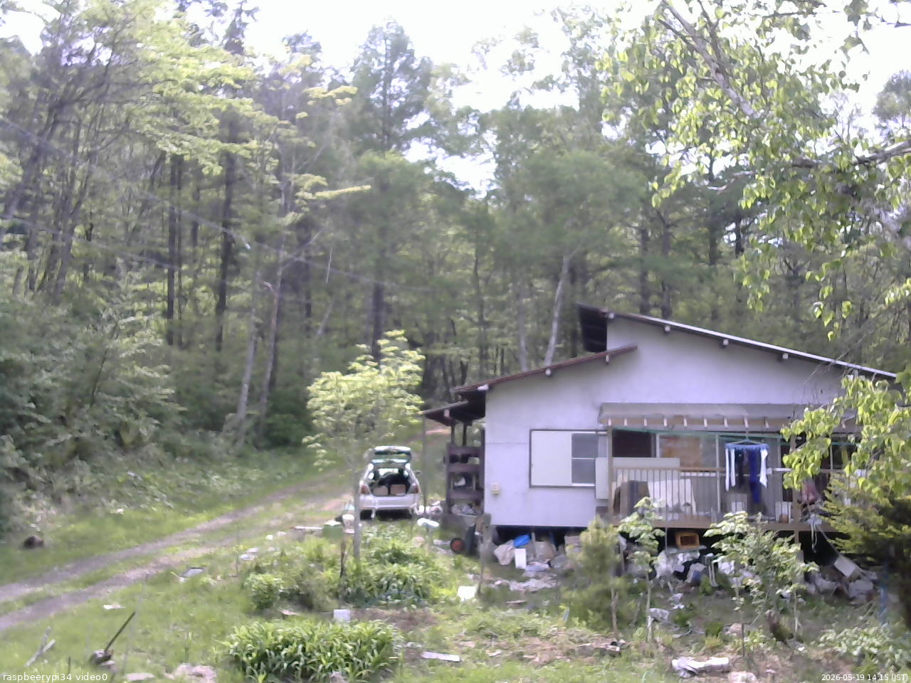 長野県菅平高原 ゆたか山荘 西側(坂上) 2026/05/19 14:15
