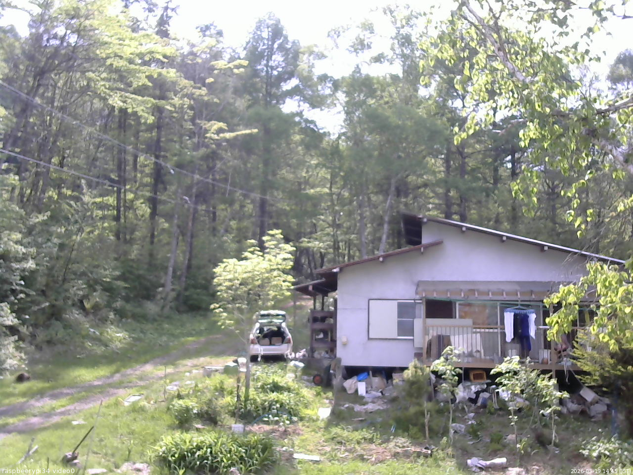 長野県菅平高原 ゆたか山荘 西側(坂上) 2026/05/19 14:45