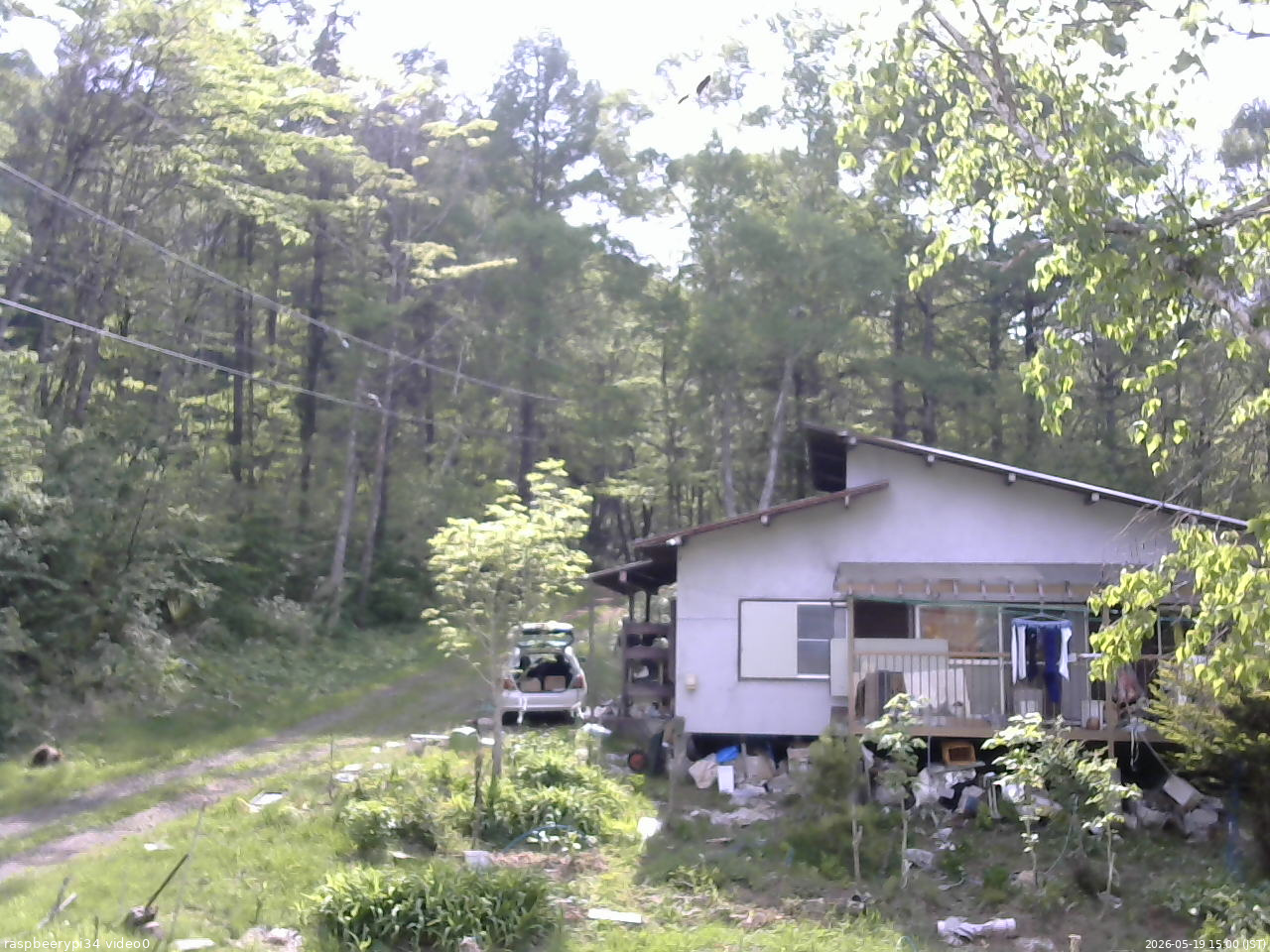 長野県菅平高原 ゆたか山荘 西側(坂上) 2026/05/19 15:00