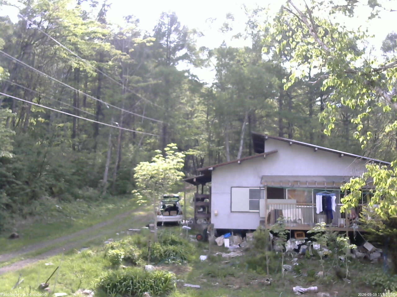 長野県菅平高原 ゆたか山荘 西側(坂上) 2026/05/19 15:30