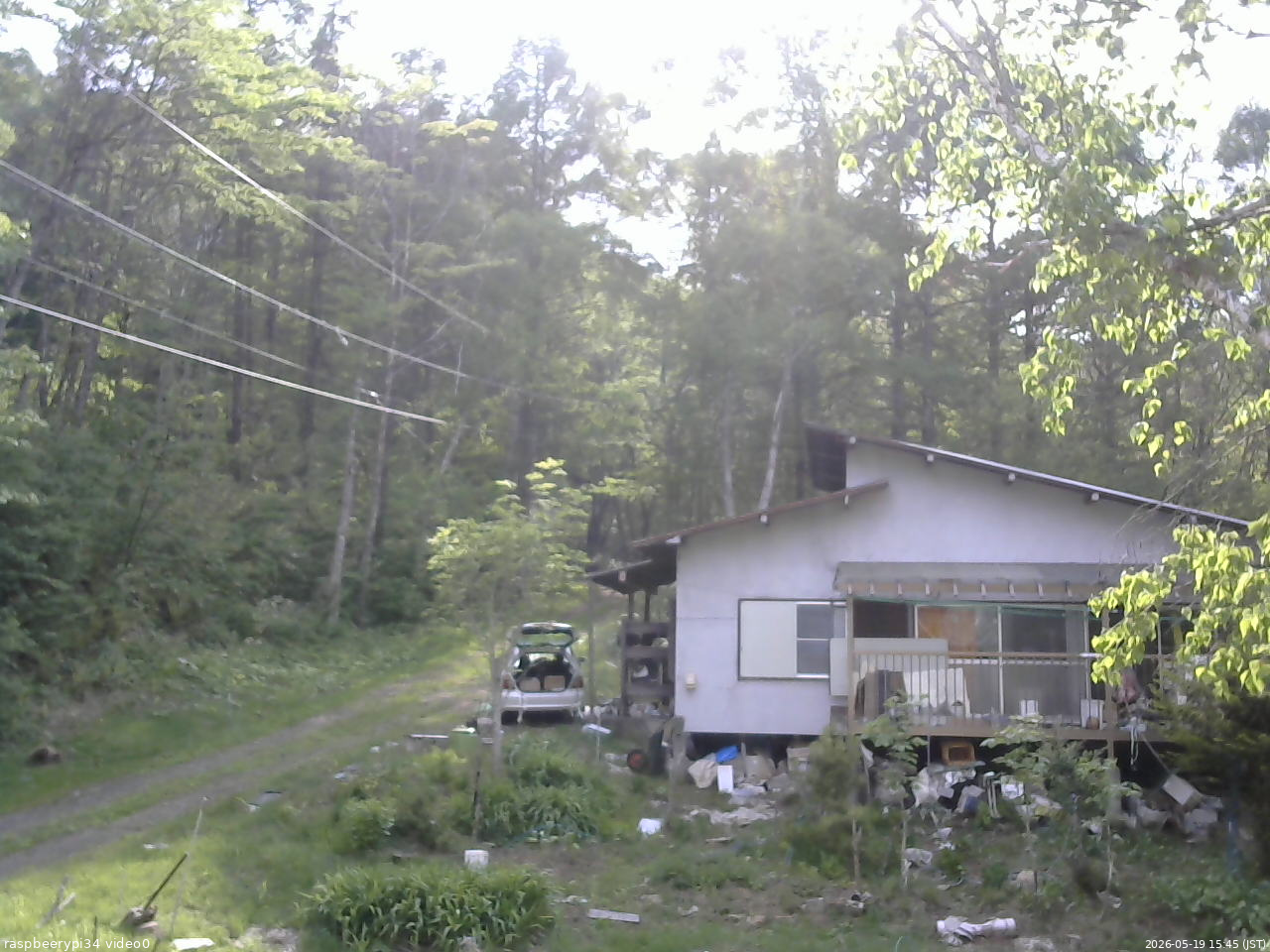 長野県菅平高原 ゆたか山荘 西側(坂上) 2026/05/19 15:45