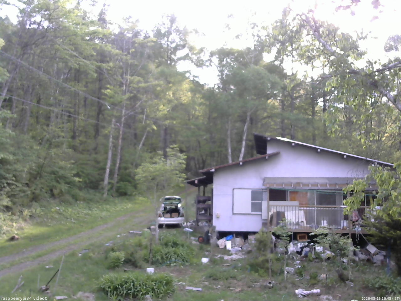 長野県菅平高原 ゆたか山荘 西側(坂上) 2026/05/19 16:45