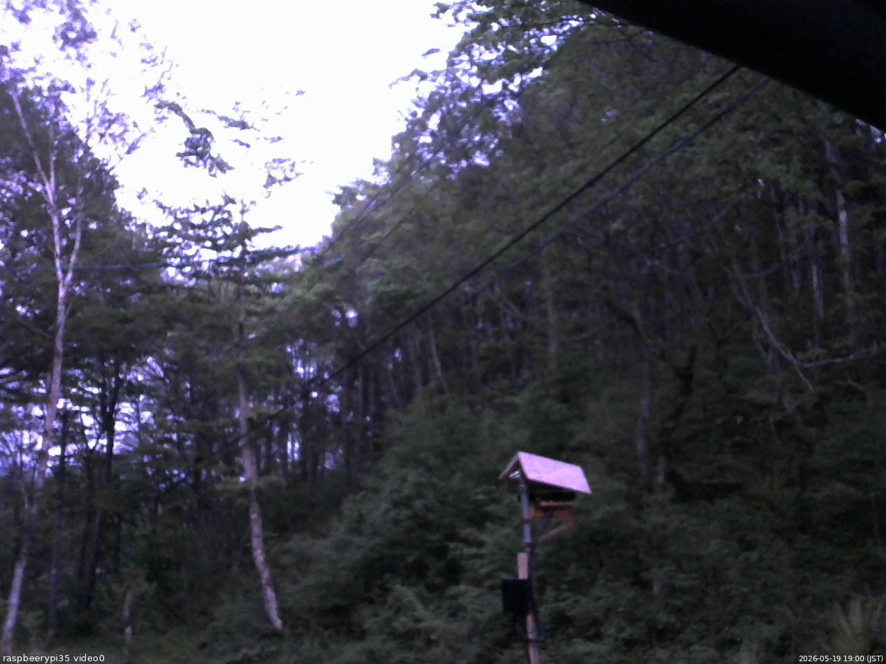 長野県菅平高原 ゆたか山荘 温度計 2026/05/19 19:00