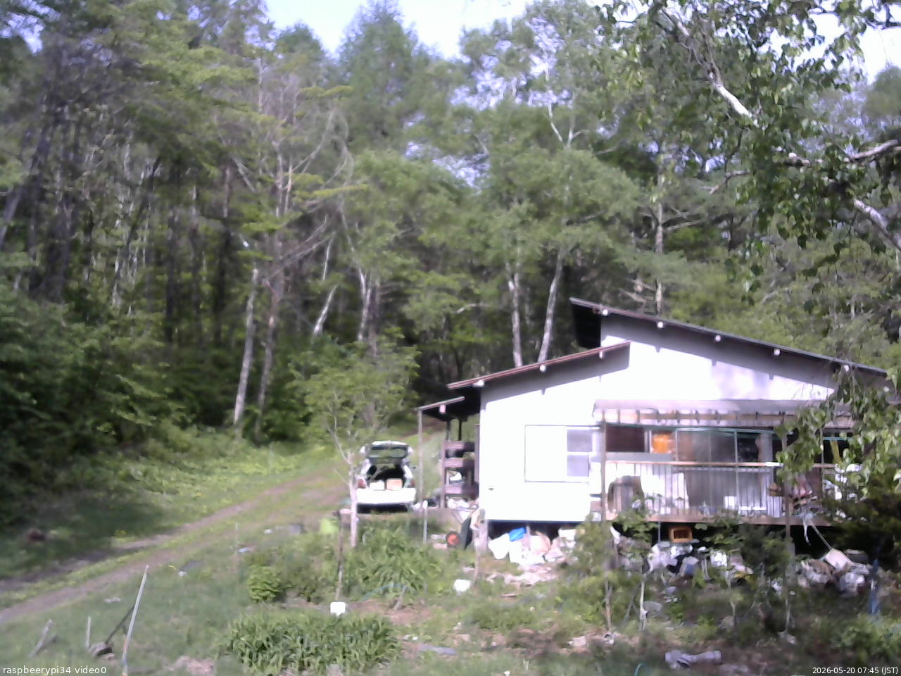 長野県菅平高原 ゆたか山荘 西側(坂上) 2026/05/20 07:45