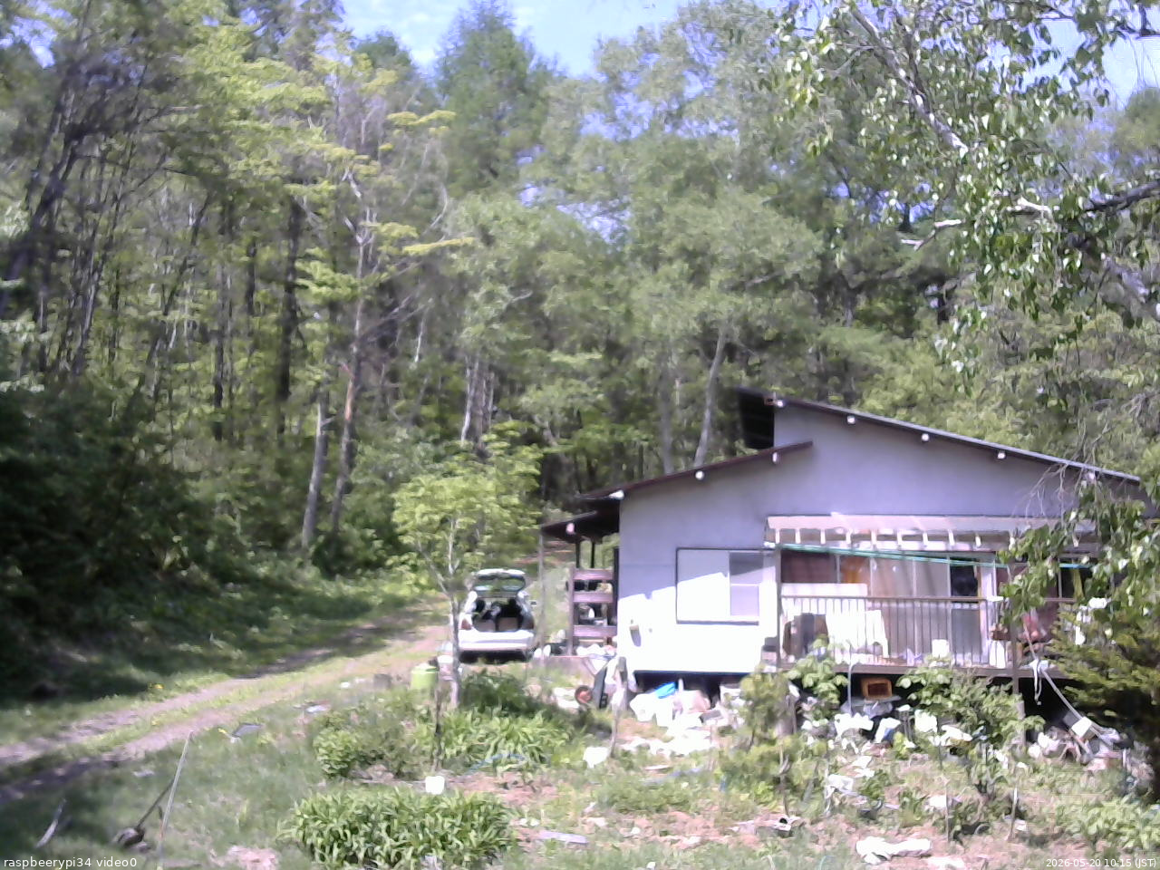 長野県菅平高原 ゆたか山荘 西側(坂上) 2026/05/20 10:15