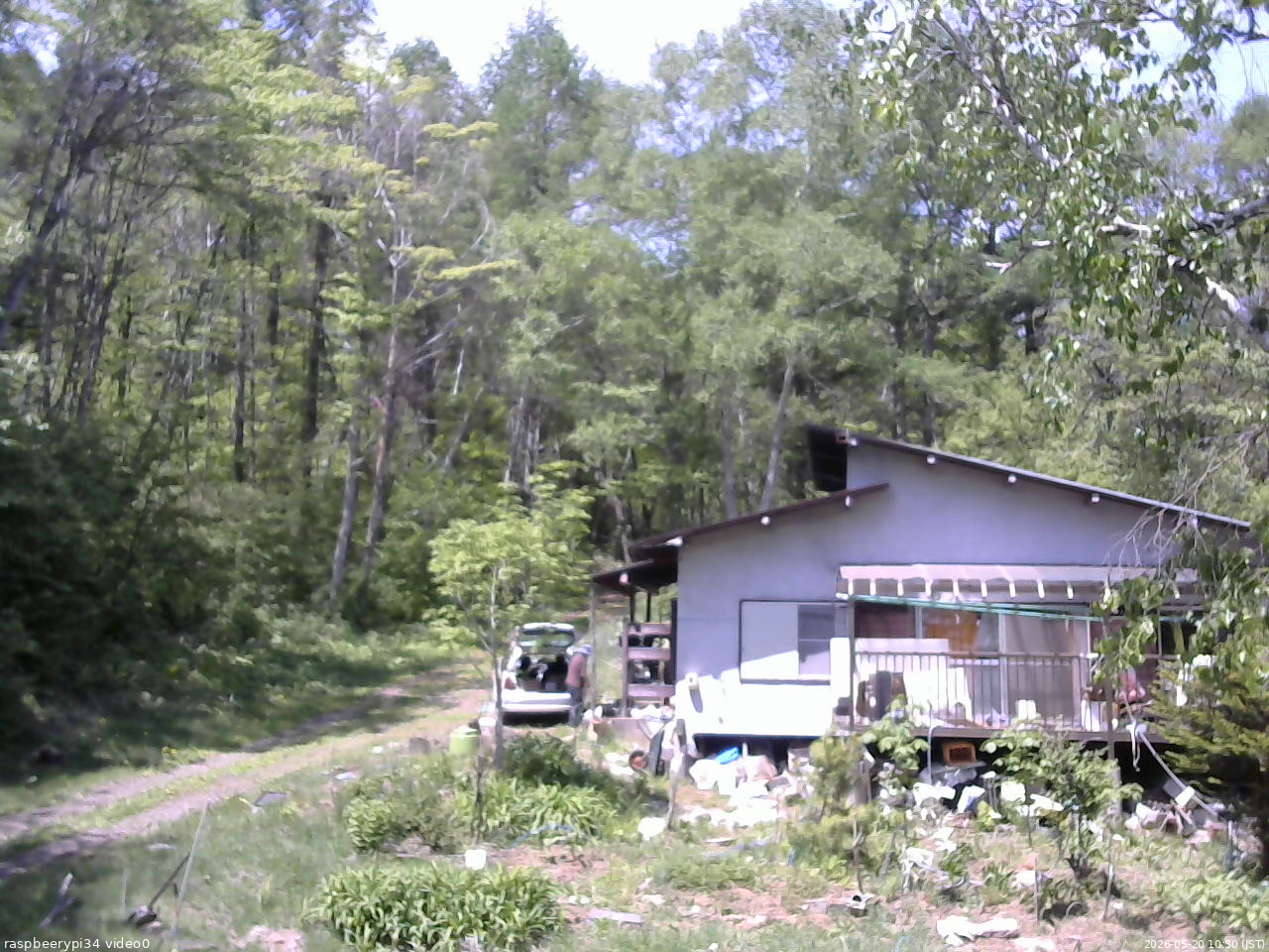 長野県菅平高原 ゆたか山荘 西側(坂上) 2026/05/20 10:30