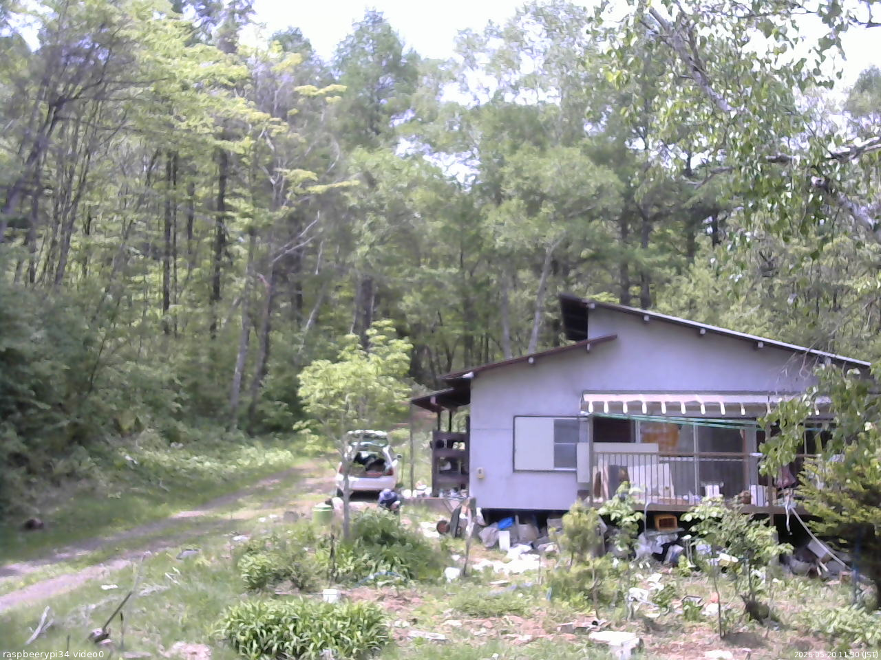 長野県菅平高原 ゆたか山荘 西側(坂上) 2026/05/20 11:30