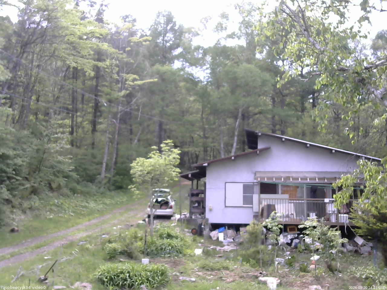 長野県菅平高原 ゆたか山荘 西側(坂上) 2026/05/20 14:15