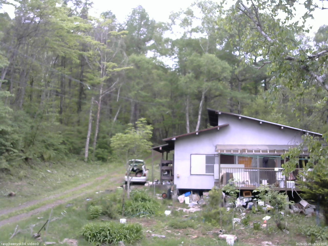 長野県菅平高原 ゆたか山荘 西側(坂上) 2026/05/20 16:15