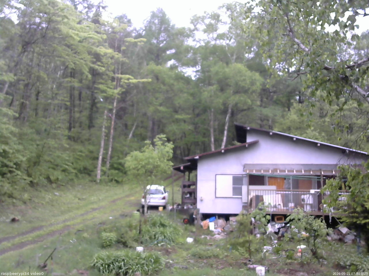 長野県菅平高原 ゆたか山荘 西側(坂上) 2026/05/21 07:30