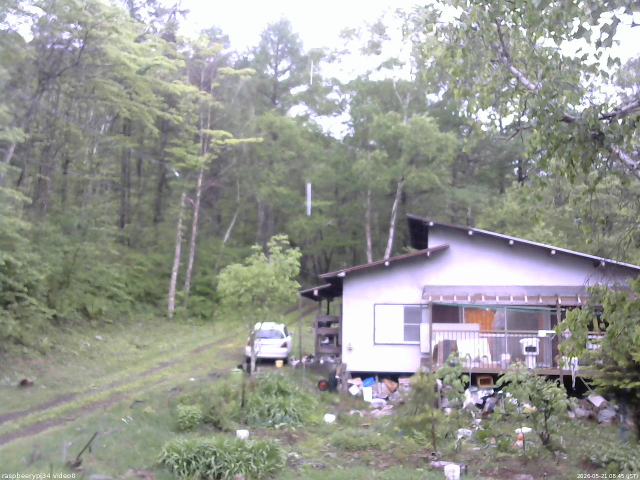 長野県菅平高原 ゆたか山荘 西側(坂上) 2026/05/21 08:45