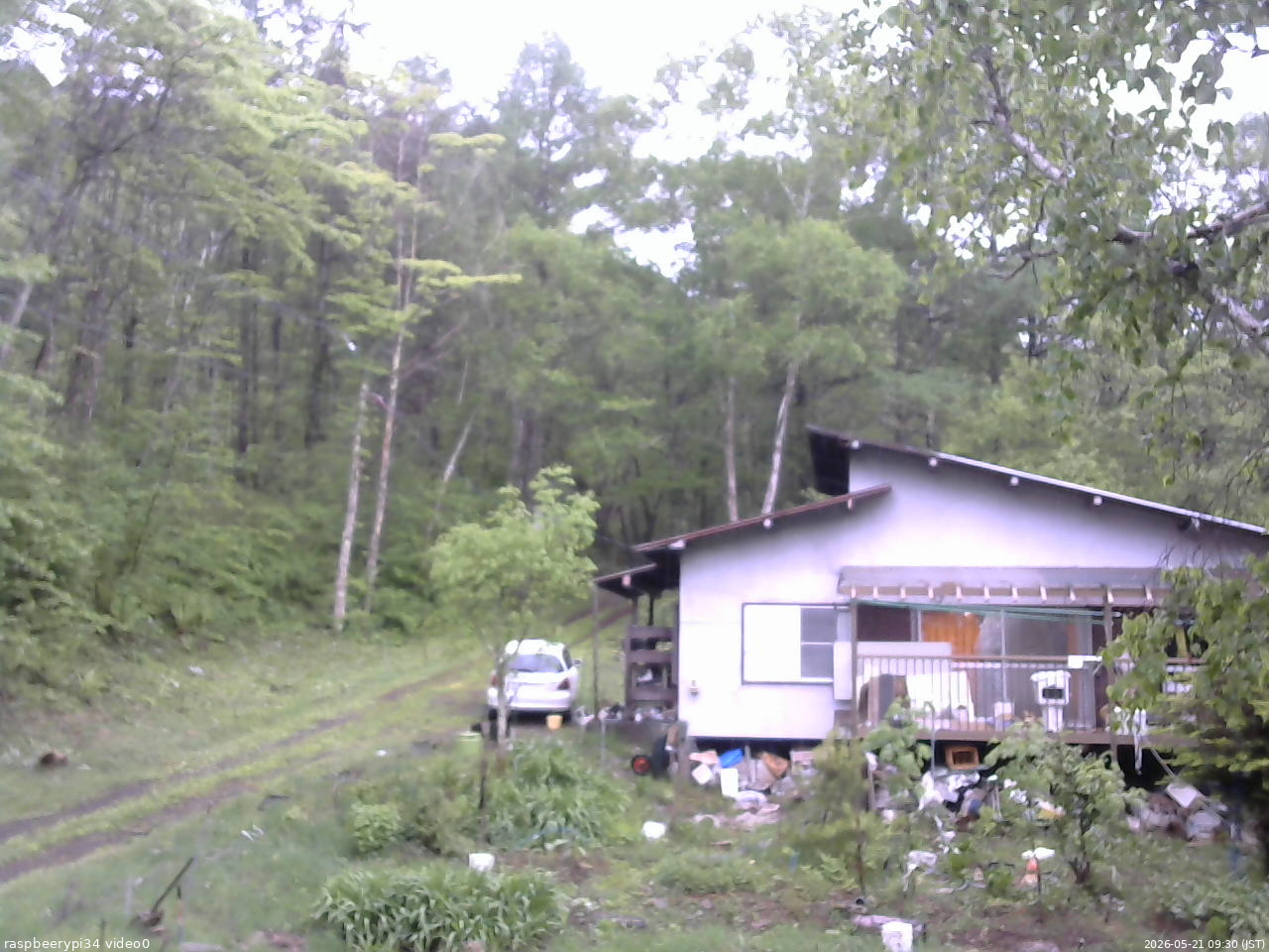 長野県菅平高原 ゆたか山荘 西側(坂上) 2026/05/21 09:30