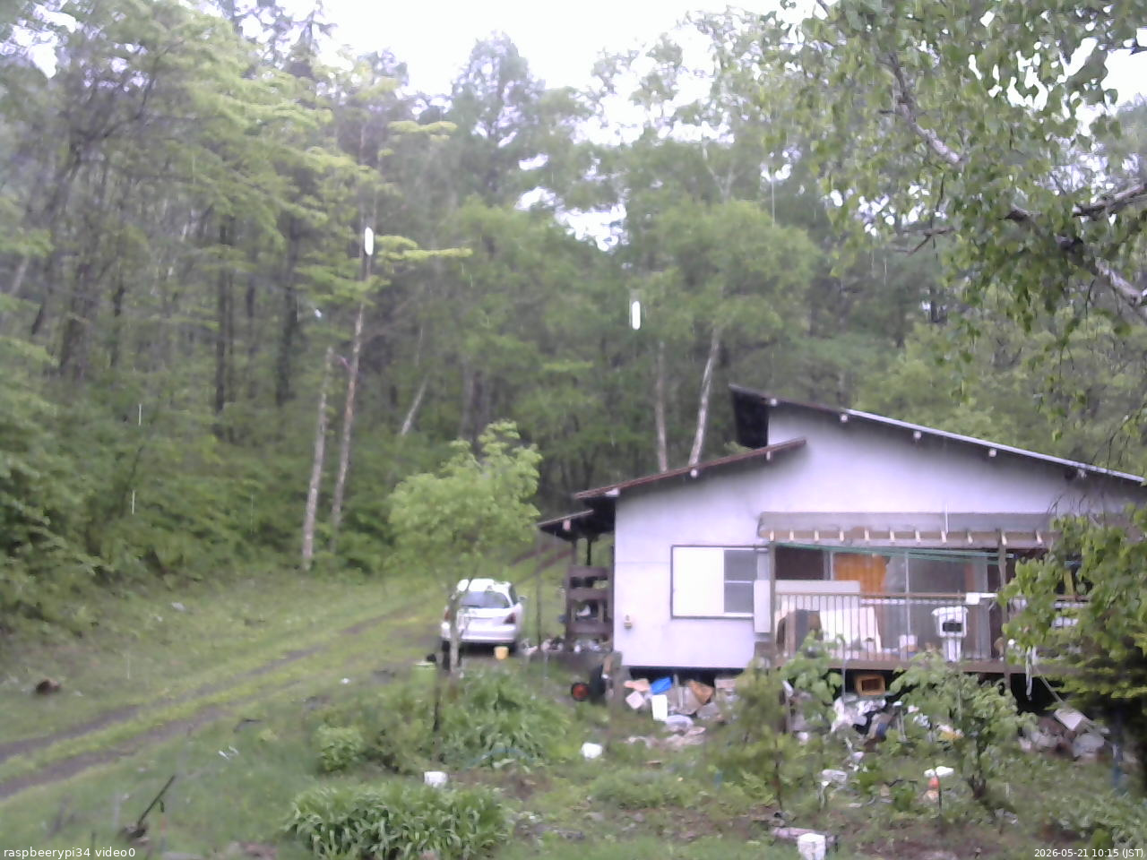 長野県菅平高原 ゆたか山荘 西側(坂上) 2026/05/21 10:15