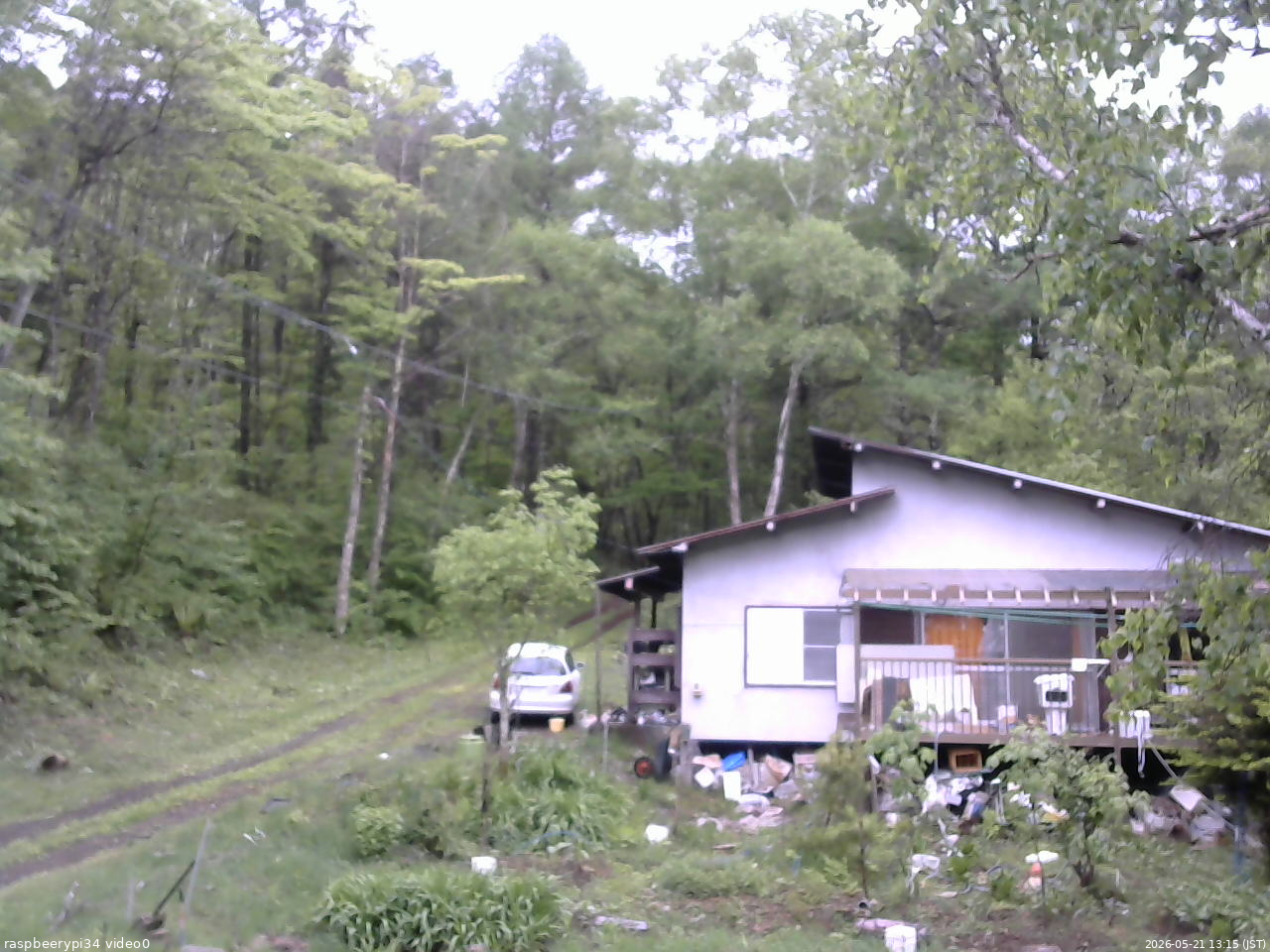 長野県菅平高原 ゆたか山荘 西側(坂上) 2026/05/21 13:15