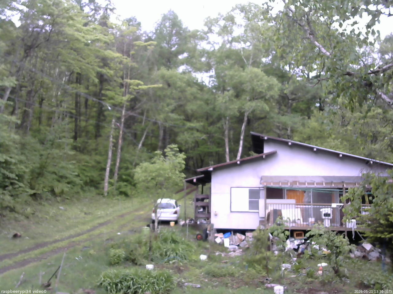 長野県菅平高原 ゆたか山荘 西側(坂上) 2026/05/21 13:30