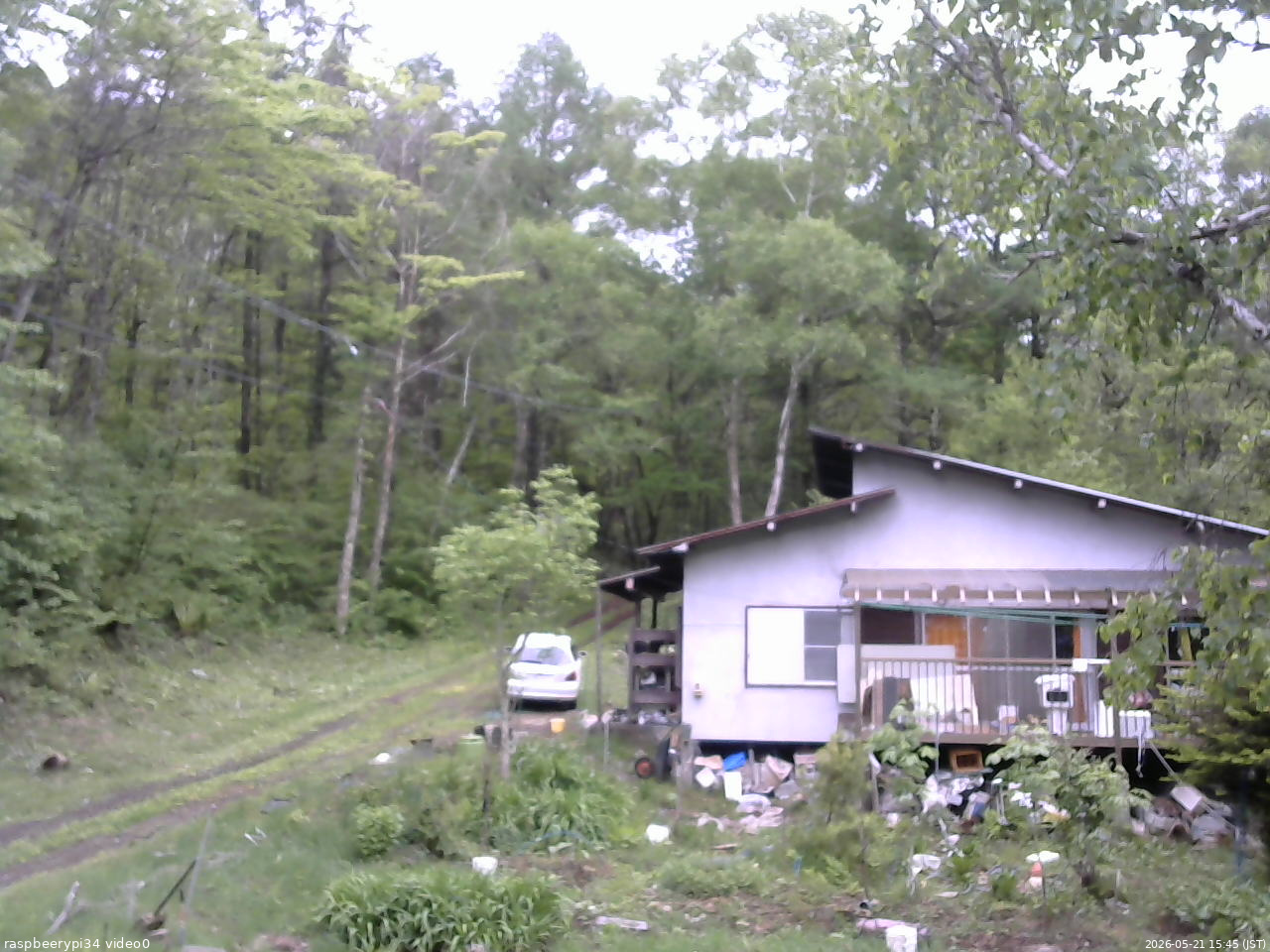 長野県菅平高原 ゆたか山荘 西側(坂上) 2026/05/21 15:45