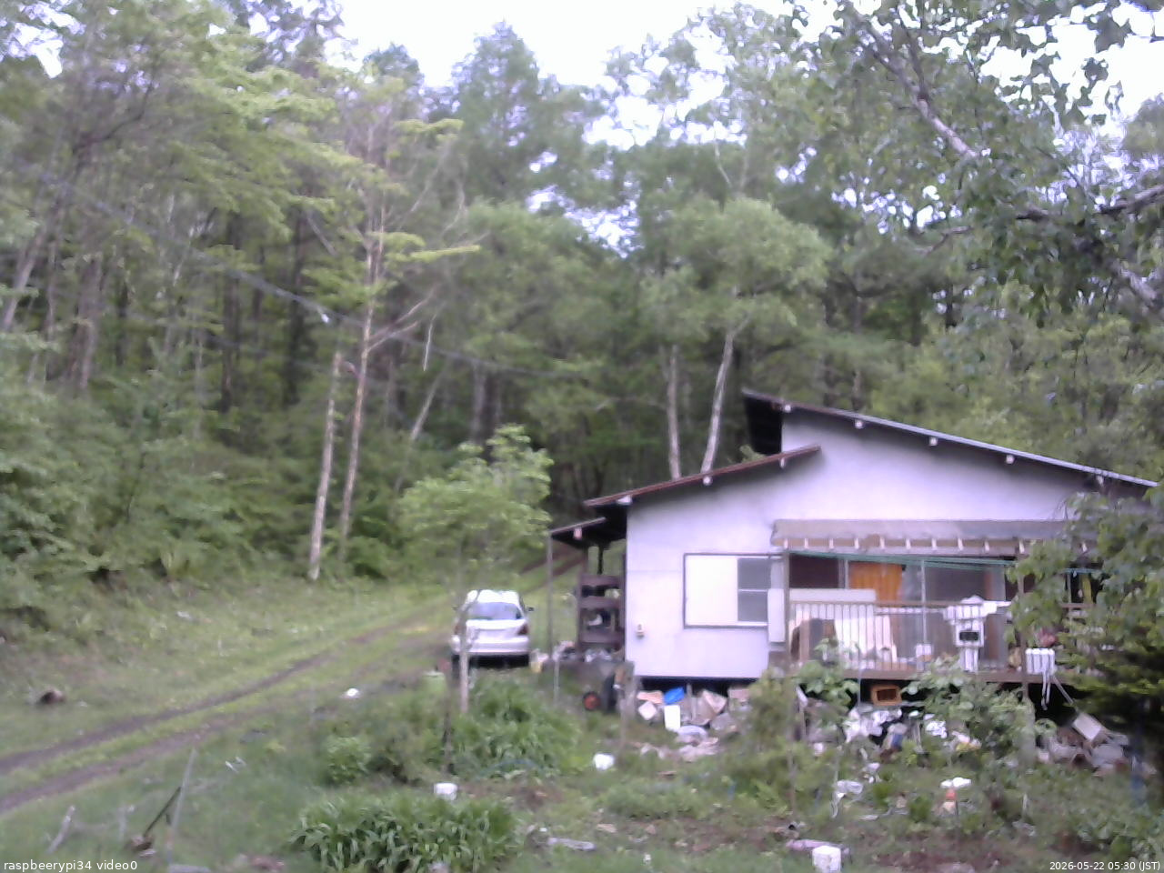 長野県菅平高原 ゆたか山荘 西側(坂上) 2026/05/22 05:30