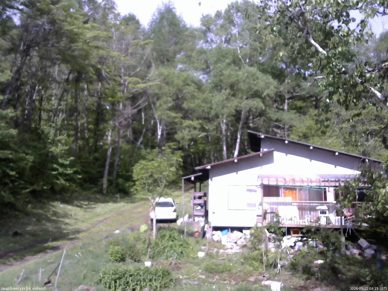 長野県菅平高原 ゆたか山荘 西側(坂上) 2026/05/22 08:15