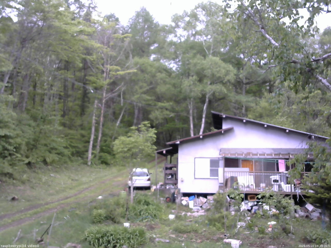 長野県菅平高原 ゆたか山荘 西側(坂上) 2026/05/22 08:30