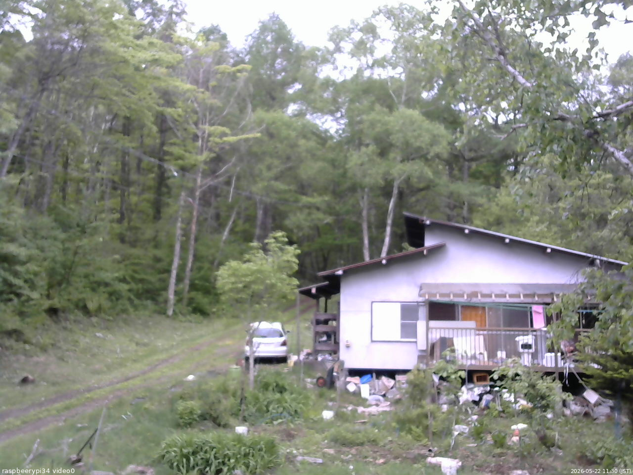 長野県菅平高原 ゆたか山荘 西側(坂上) 2026/05/22 11:30