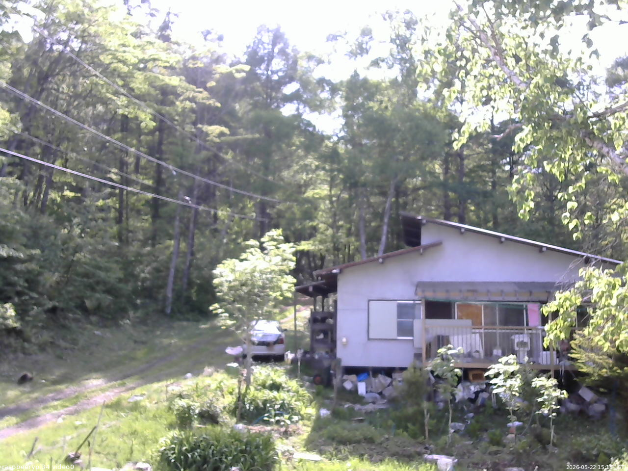 長野県菅平高原 ゆたか山荘 西側(坂上) 2026/05/22 15:15